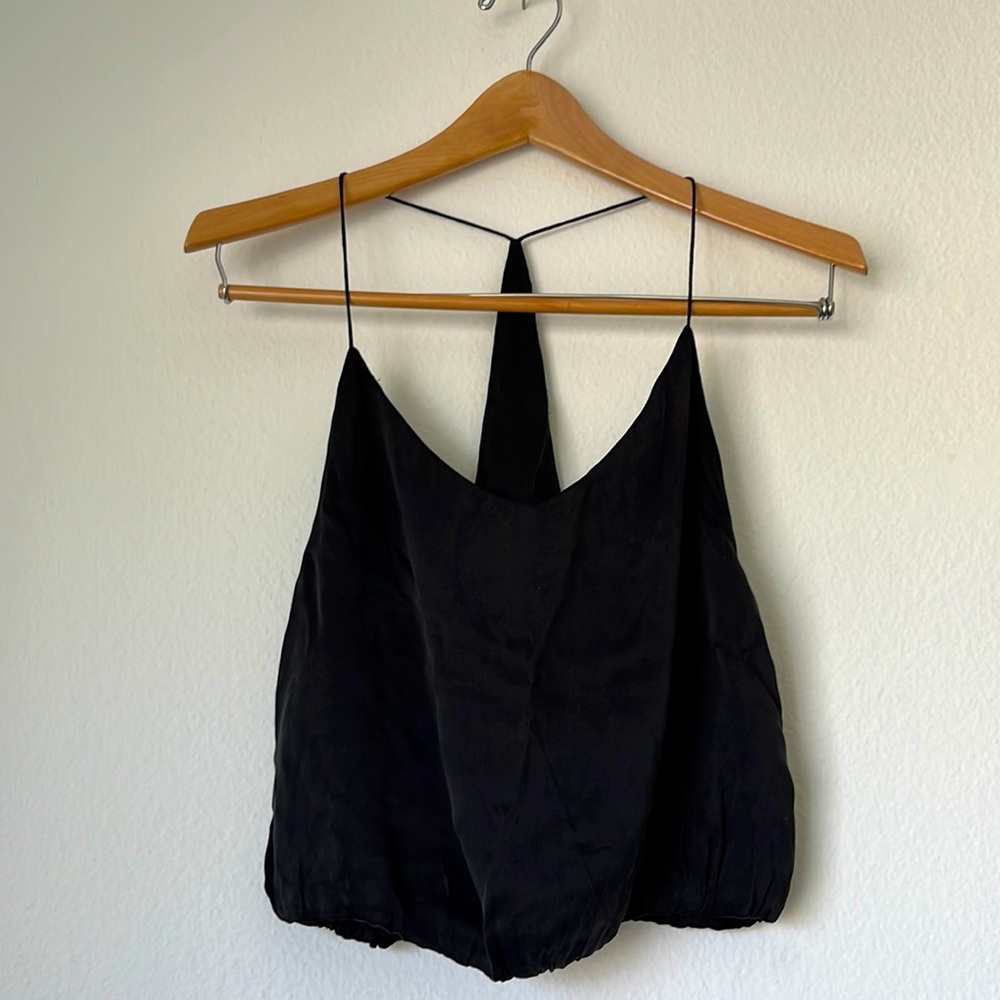 Kendall & Kylie Black Sleeveless Blouse, XS